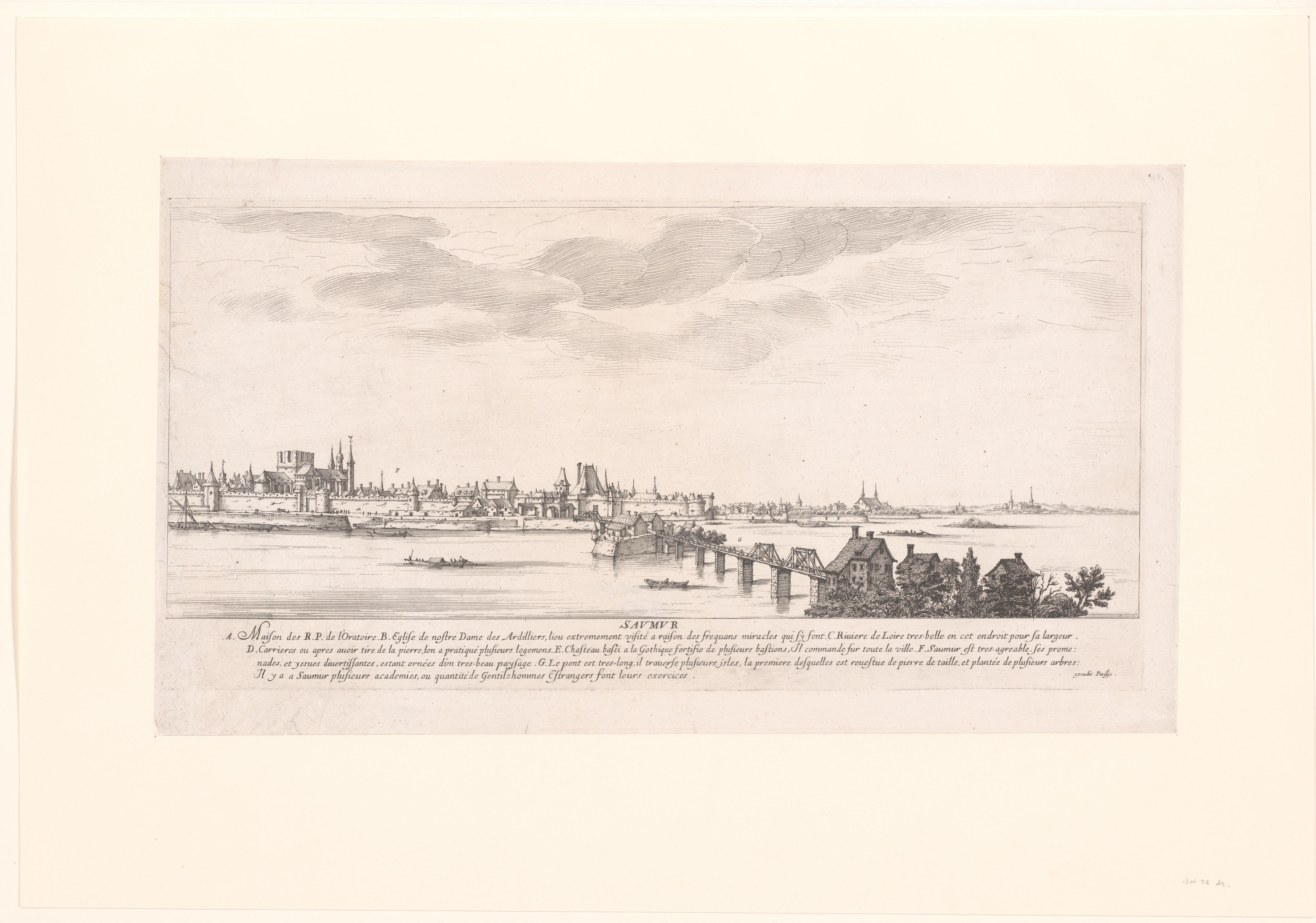 Zicht op Saumur