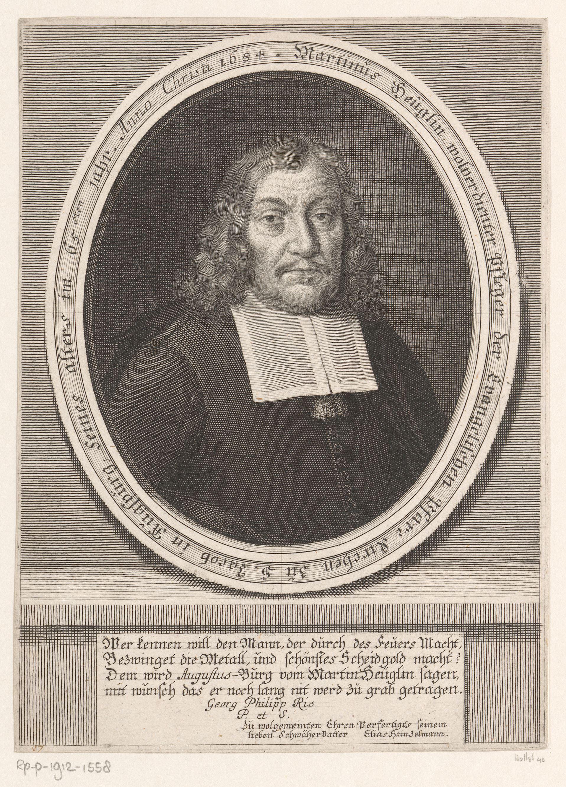 Portret van Johann Benedikt Carpzov