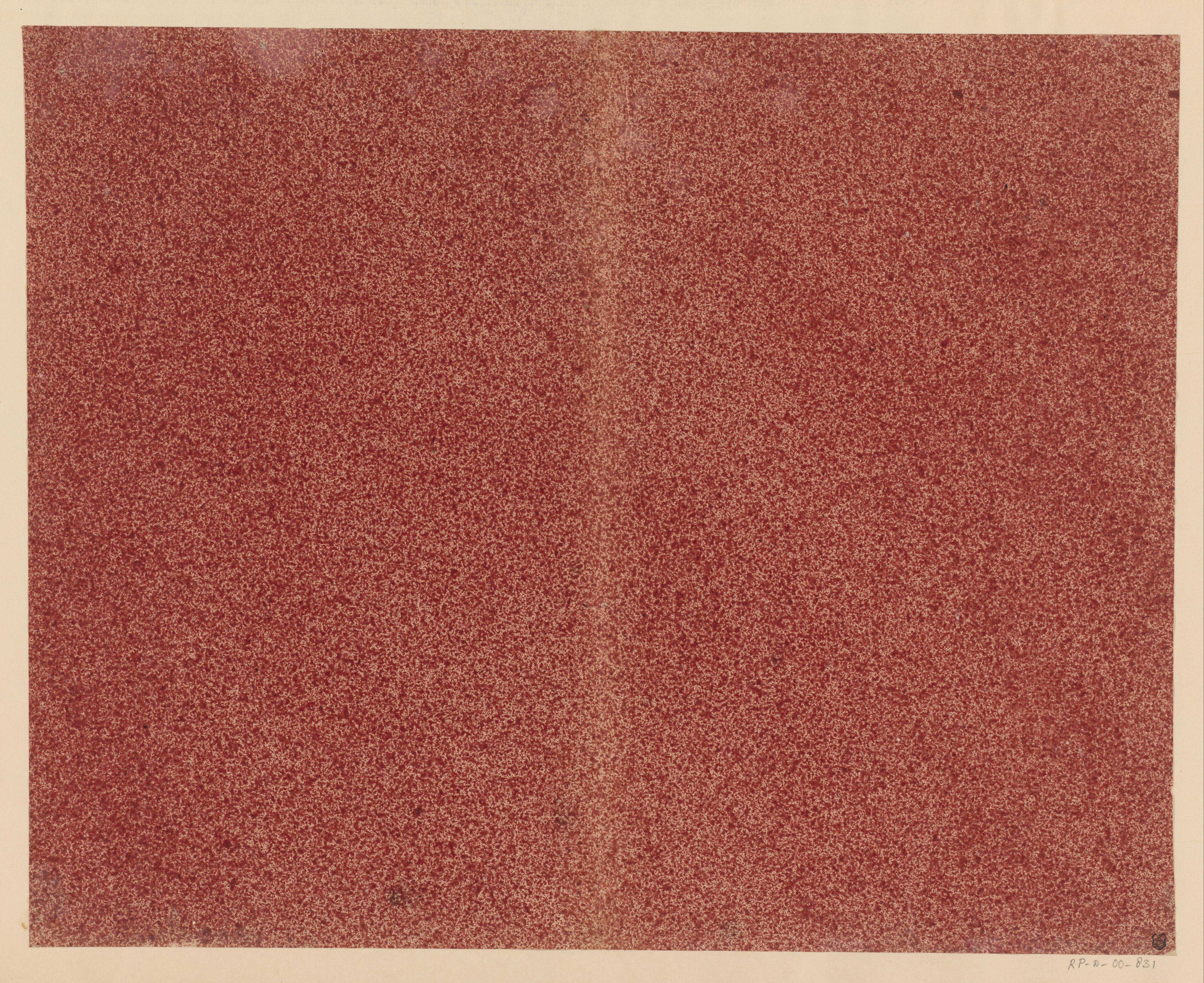 Rood gevlekt papier