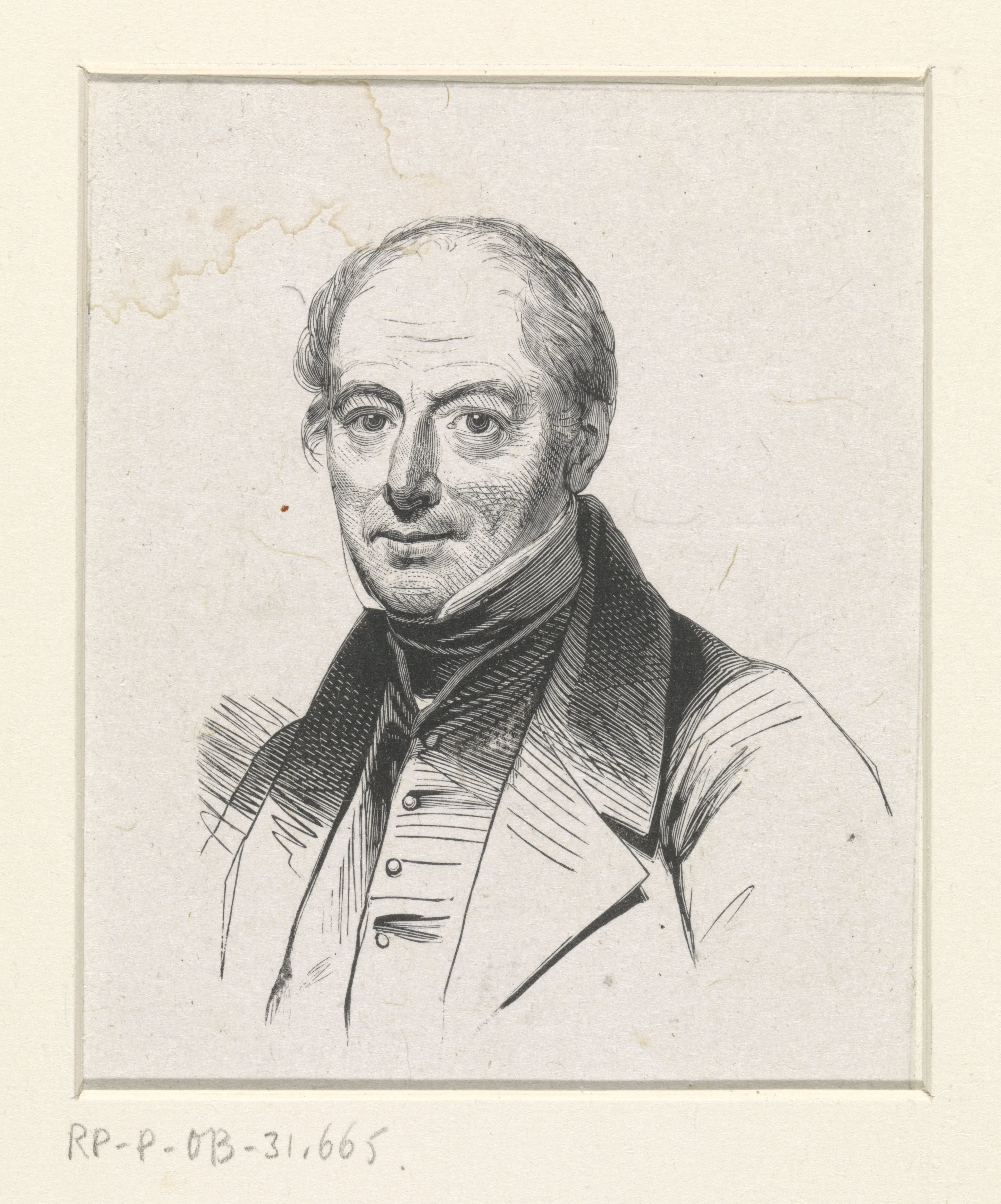 Portret van Albertus Brondgeest