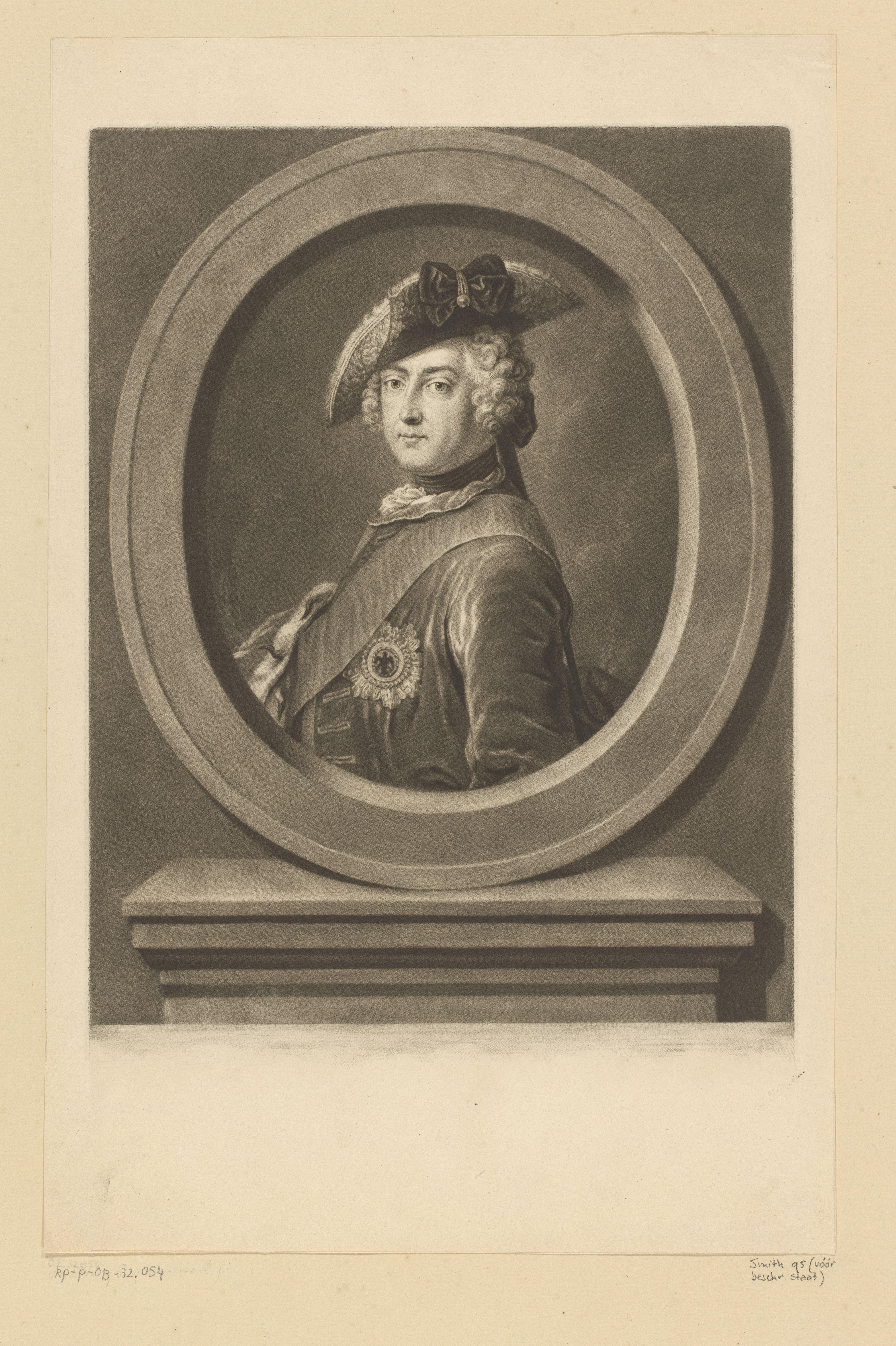 Portret van Frederik de Grote