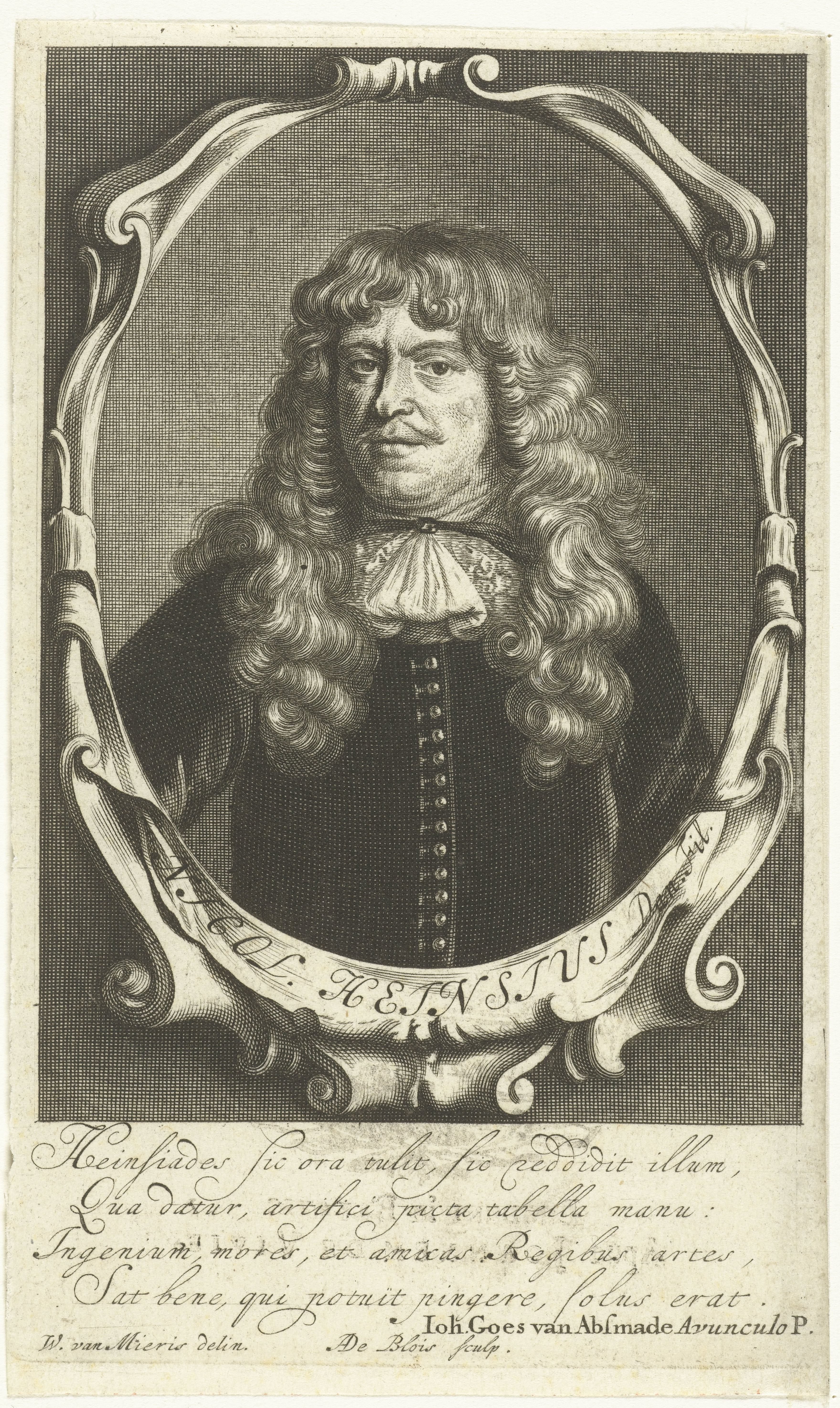 Portret van Nicolaas Heinsius