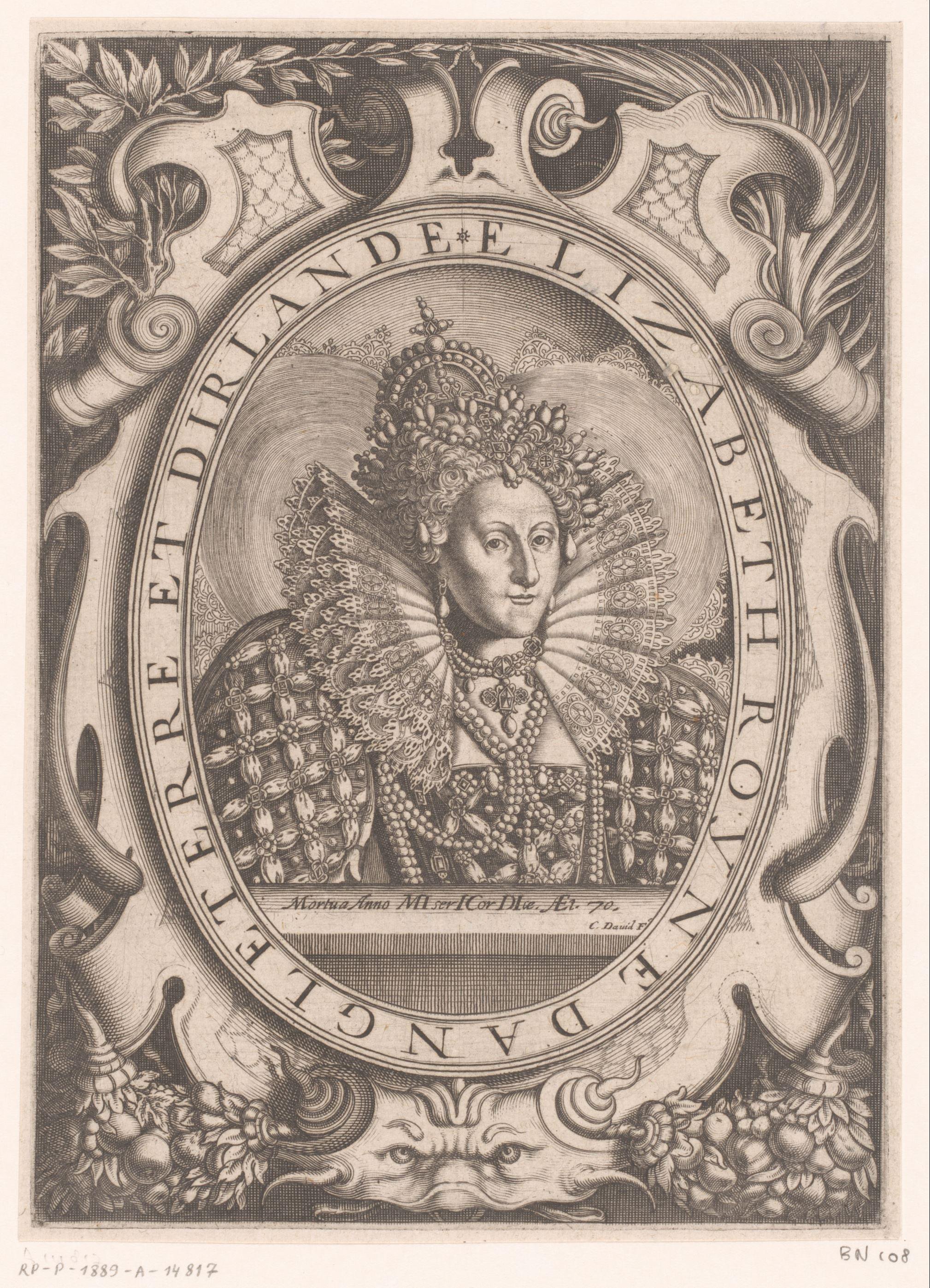 Portret van Elizabeth I van Engeland