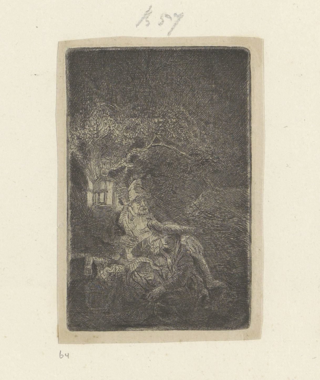 Rest on the Flight into Egypt at Night