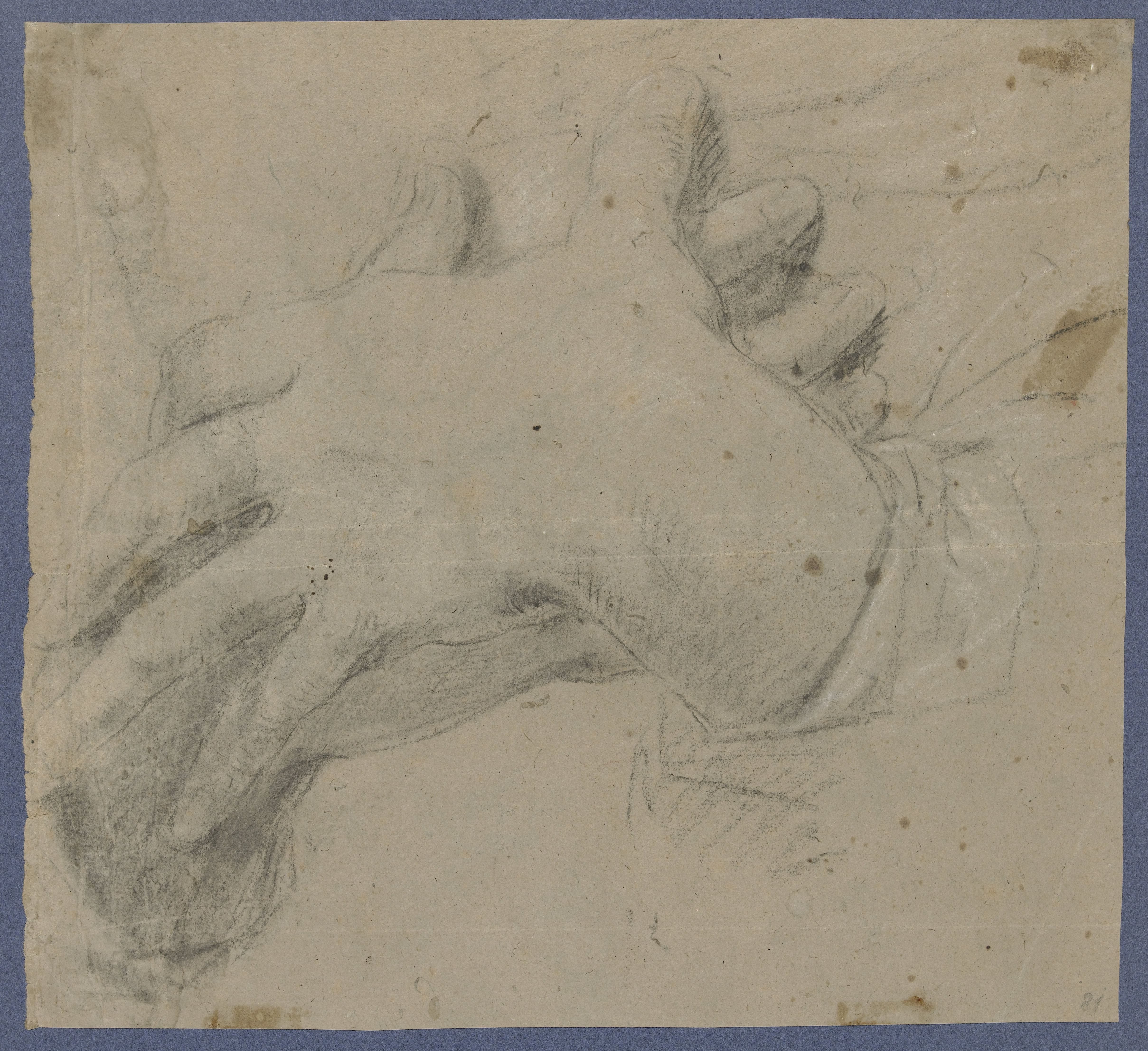 Schetsblad met twee figuren