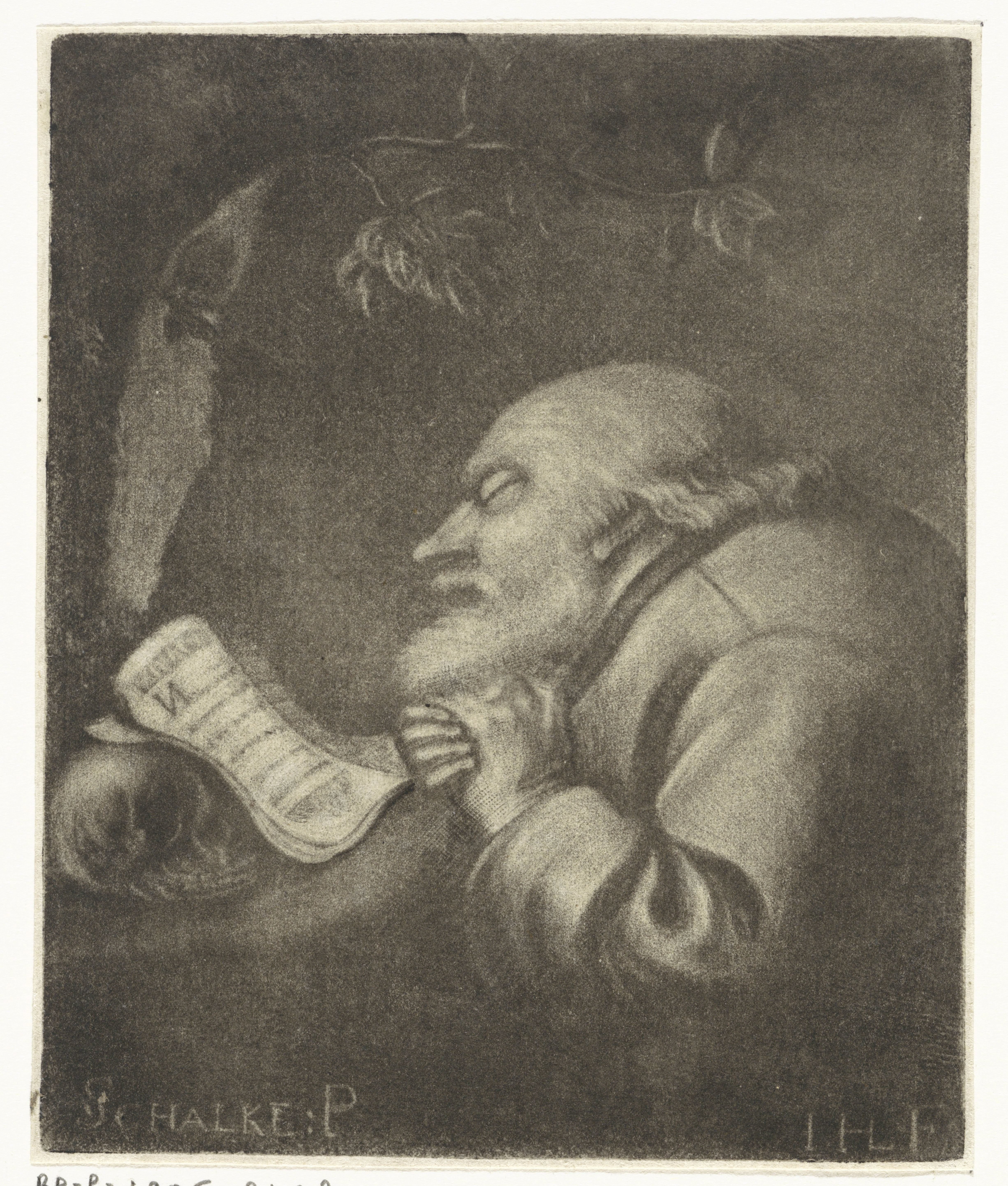 Biddende monnik, mogelijk de H. Hiëronymus
