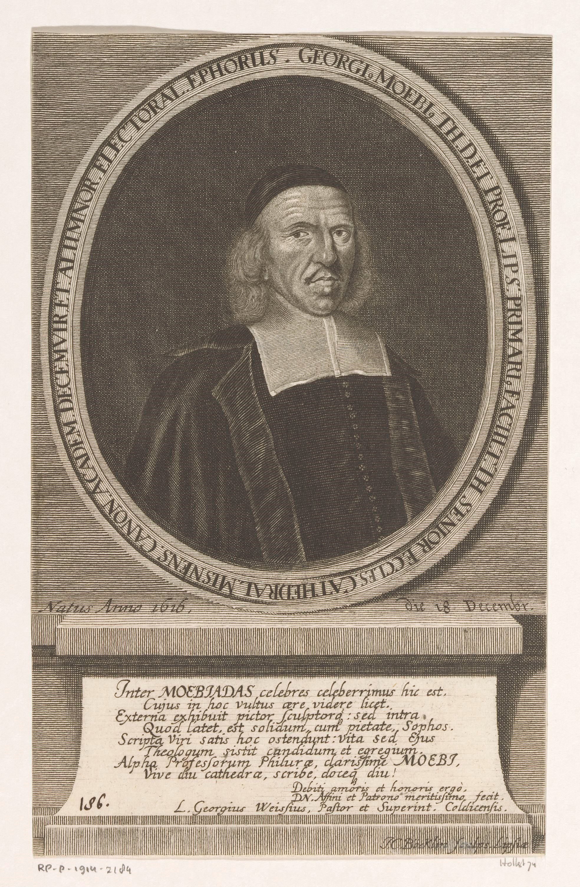 Portret van Georg Moebius
