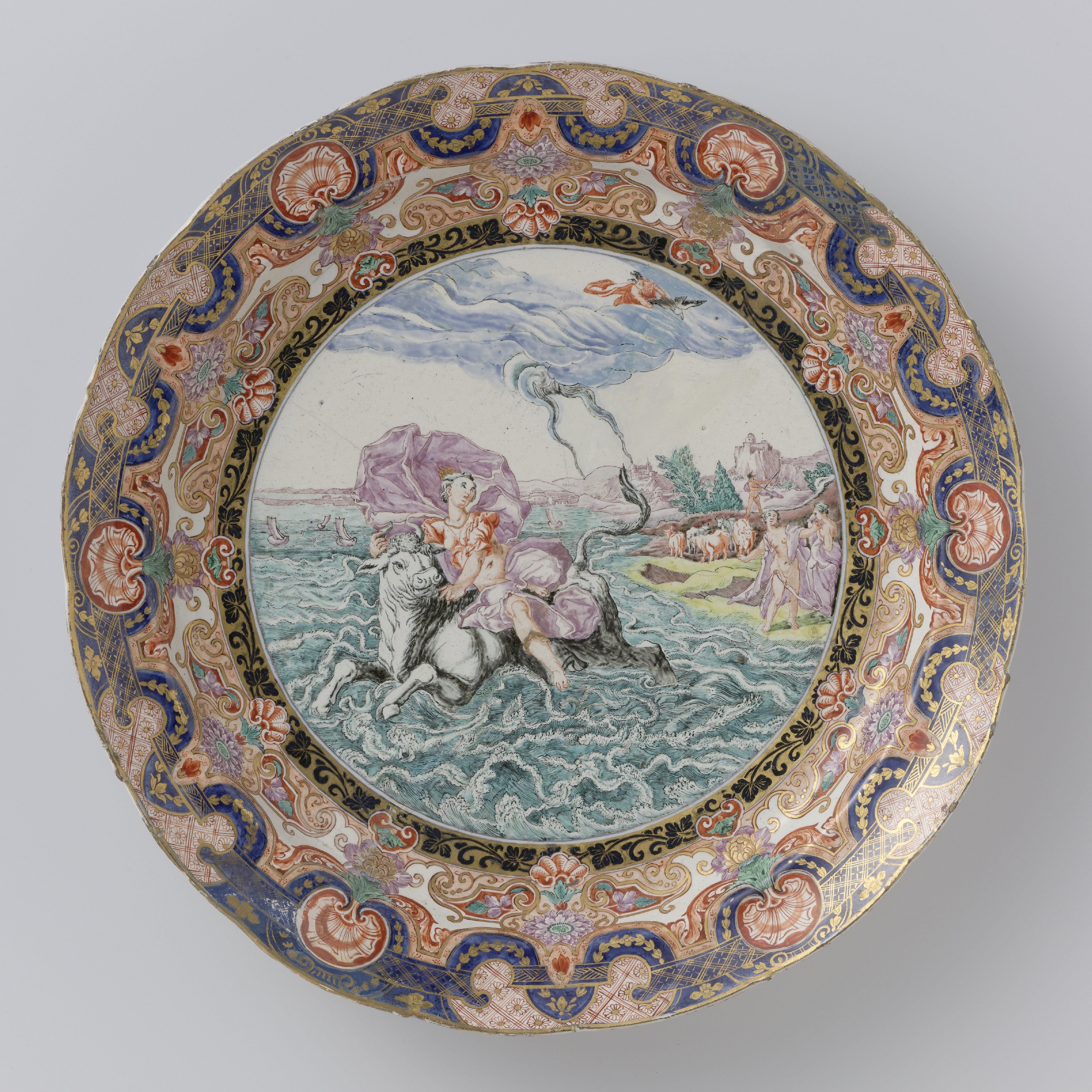 Charger with the Rape of Europa
