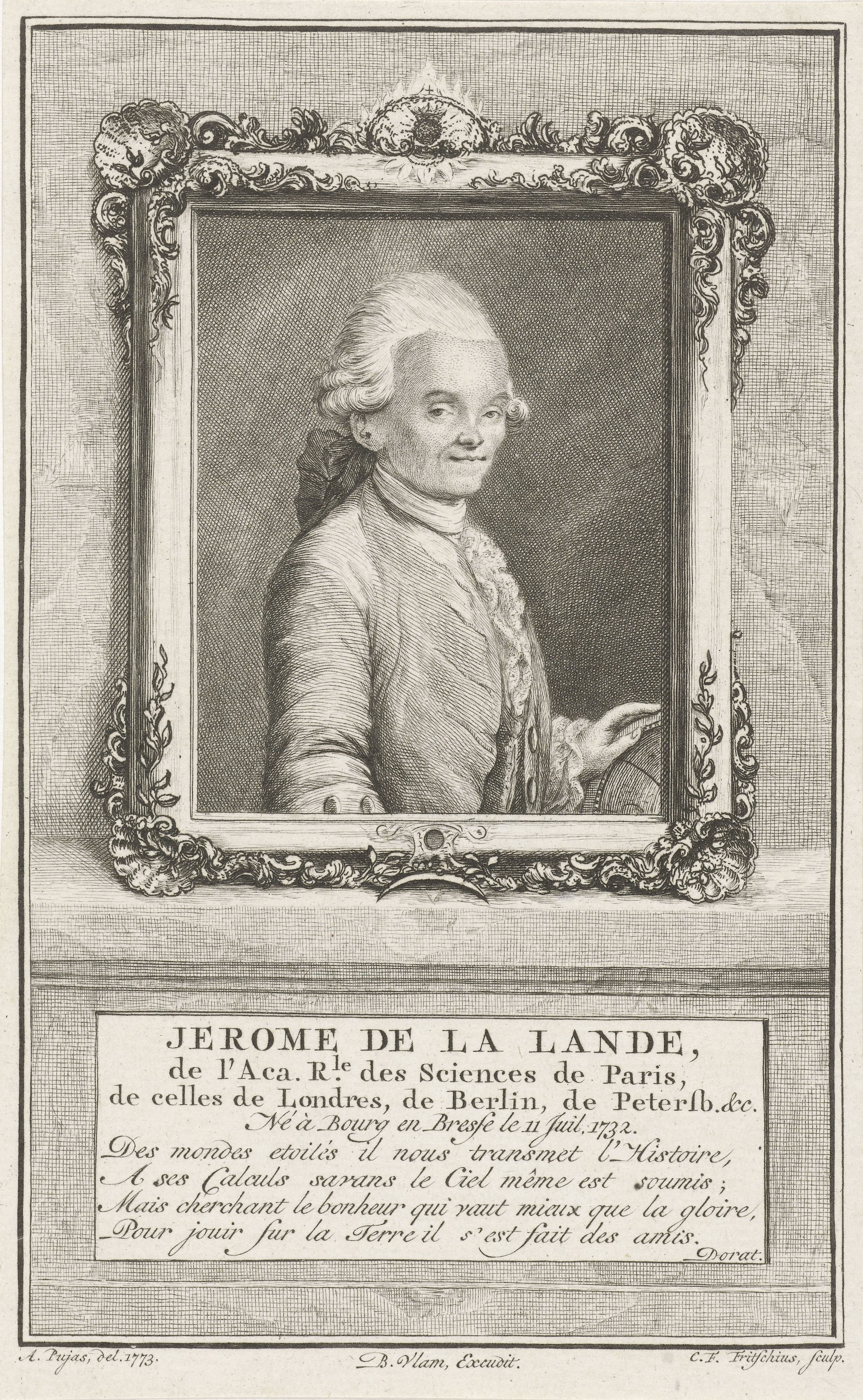 Portret van Jérôme de Lalande
