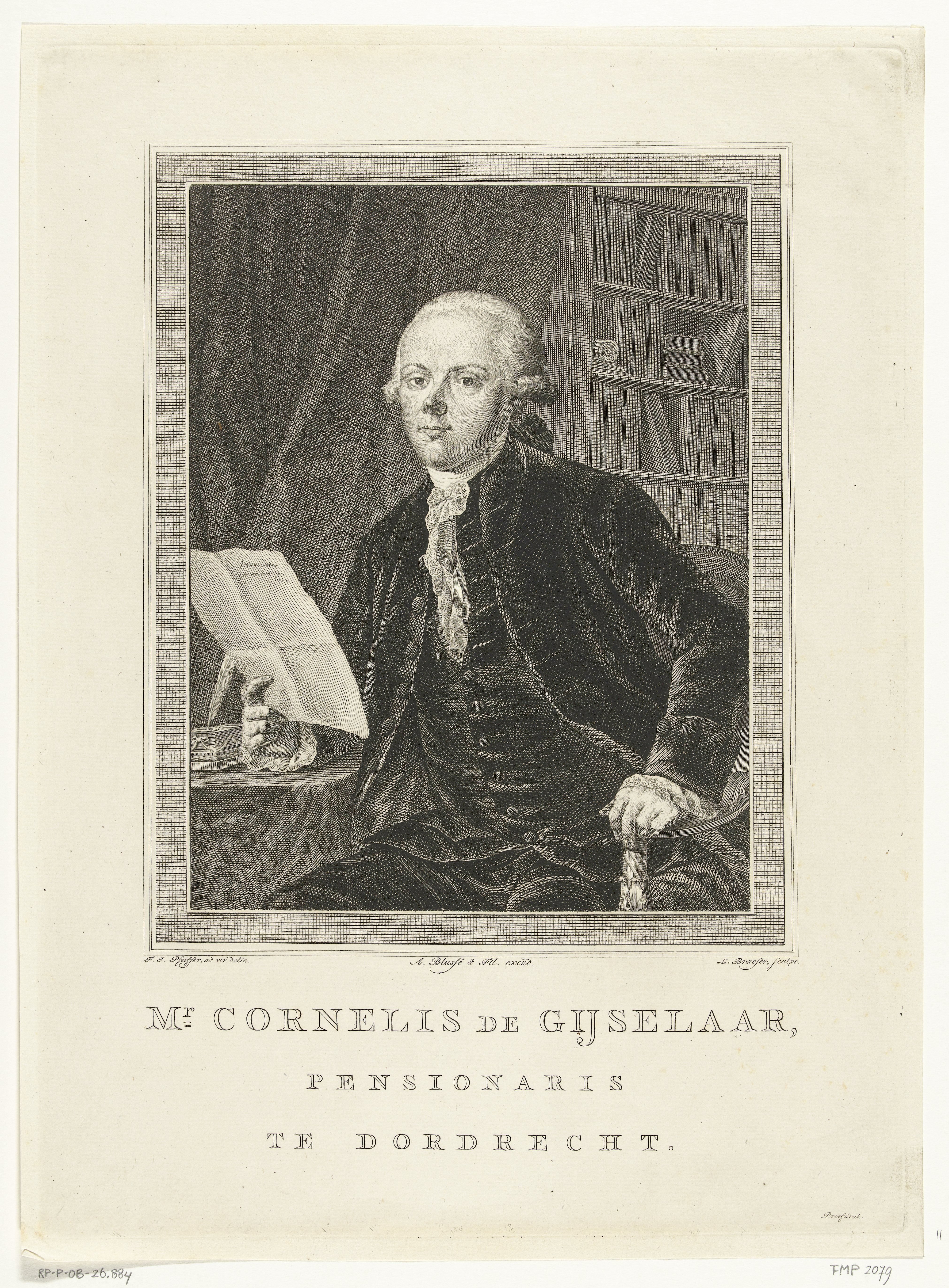 Portret van Cornelis de Gijselaar