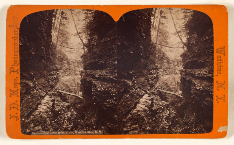 Looking down from Pluto, Watkins Glen, N.Y.