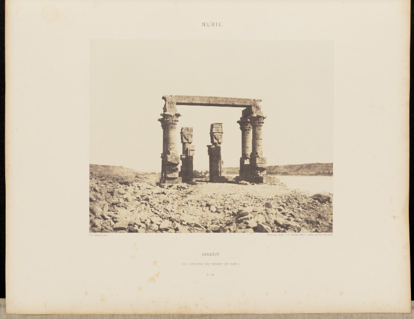 Kardâcy. Vue Générale des Ruines du Temple