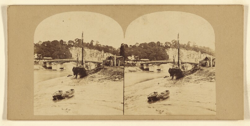Bridge over the Wye, Chepstow, Monmouthshire.