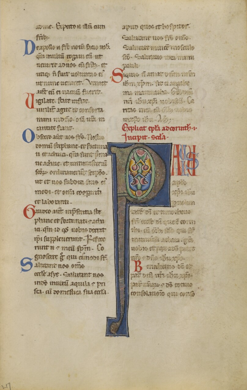 Decorated Initial P