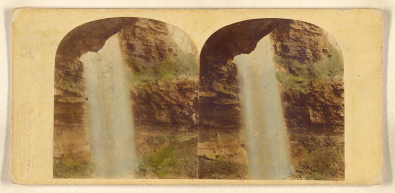 Kauterskill Fall, Catskill Mountains. - View from Below.