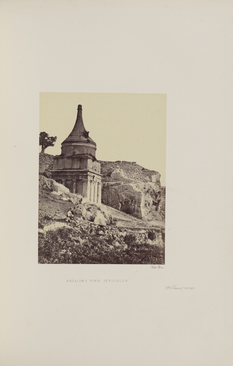 Absaloms [sic] Tomb, Jerusalem