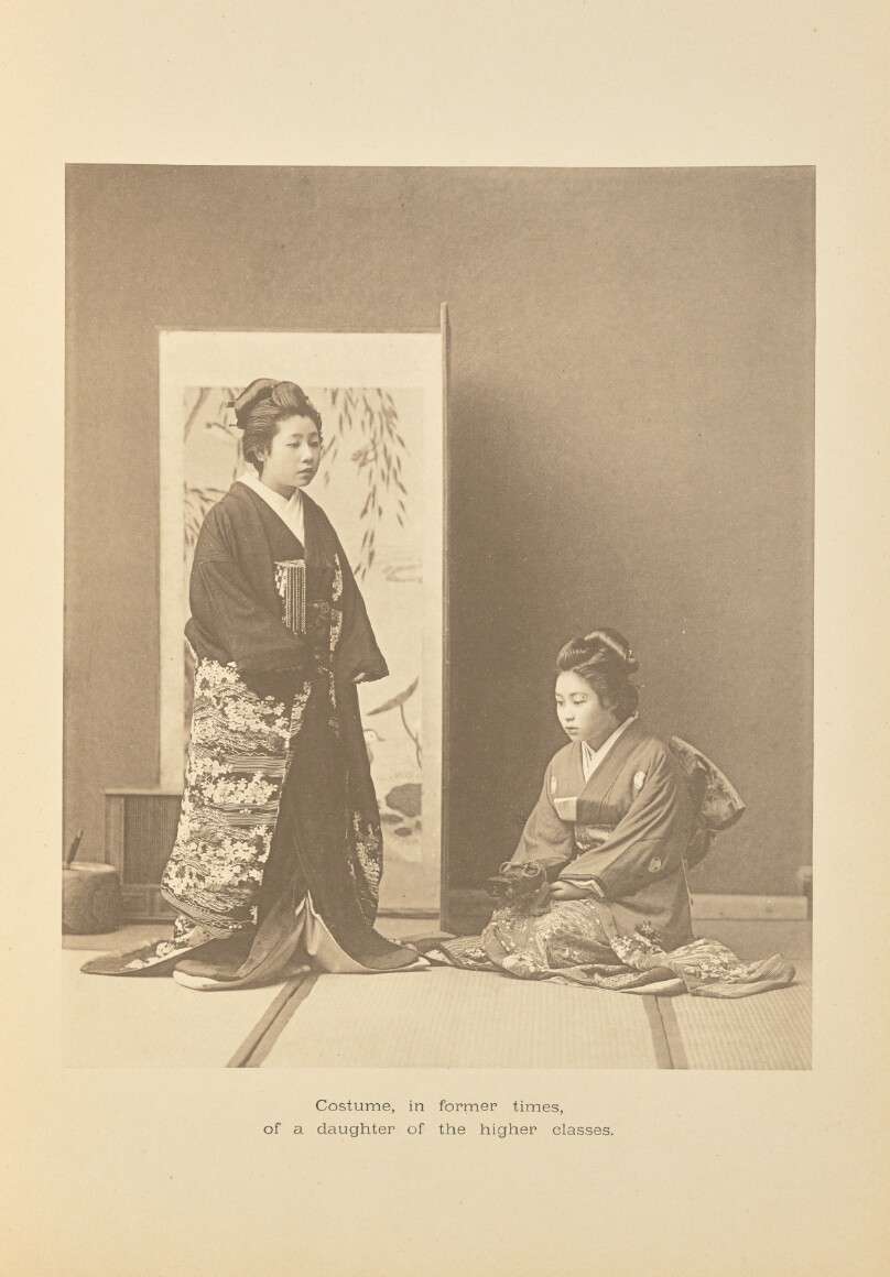 Costume, in Former Times, of a Daughter of the Higher Class