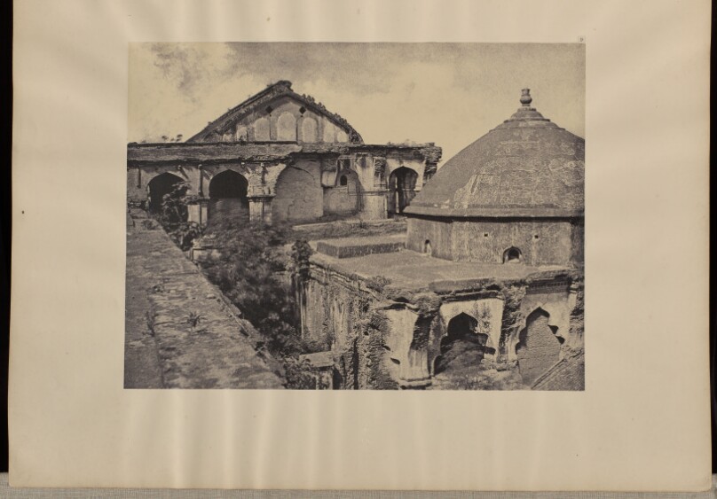 Madura. [Trimul Naik's] Palace, Roof of Sub Court and Moonsiff's Court.