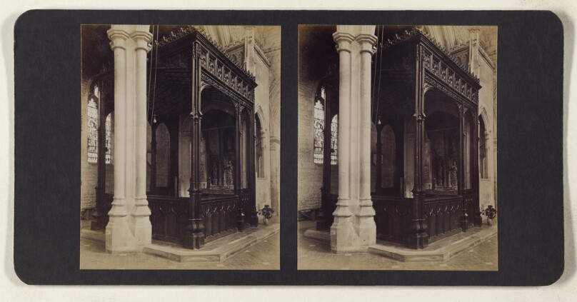 [Chapel in the N. nave arcade. Burford Church, Oxford]