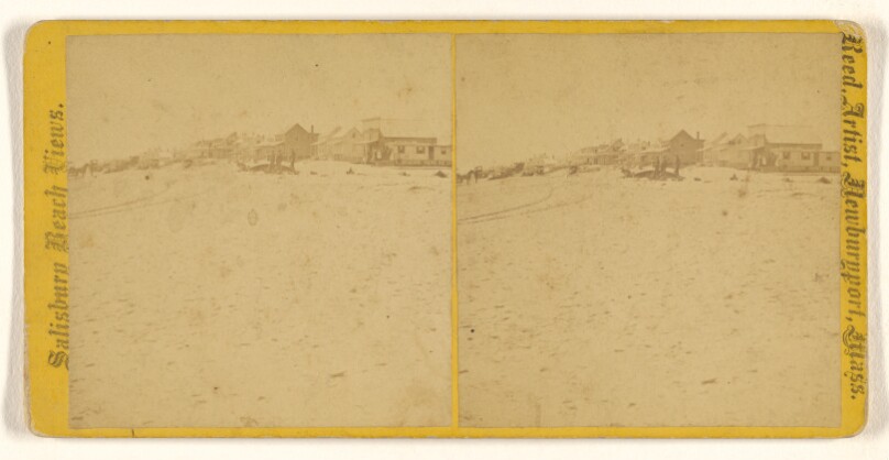 [Up Salisbury Beach - towards Mouth of the Minimac, Newburyport, Mass.]