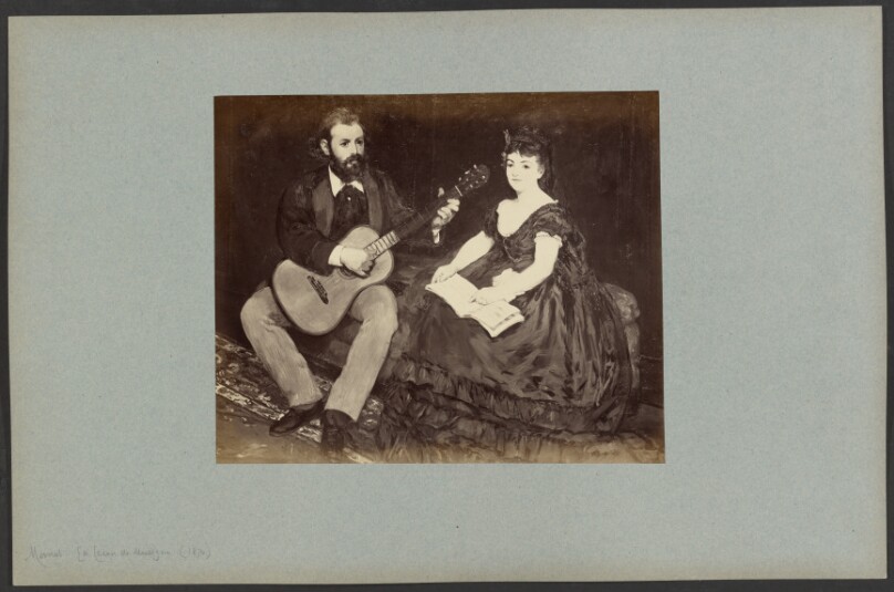 "La Lecon de Musique" par Manet