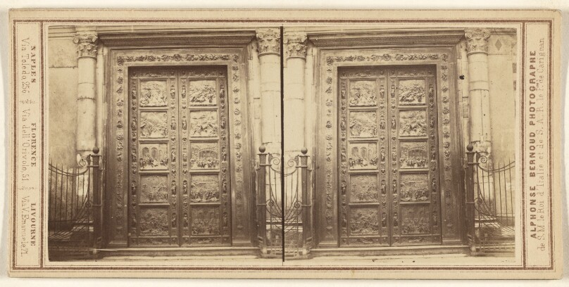 [Sculpted doors, Florence]