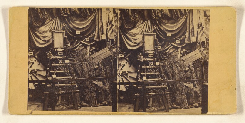 Arms and Trophy Department, N.Y. Metropolitan Fair. Centre View.