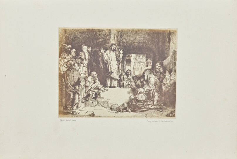 [Christ preaching ('la petit tombe')]