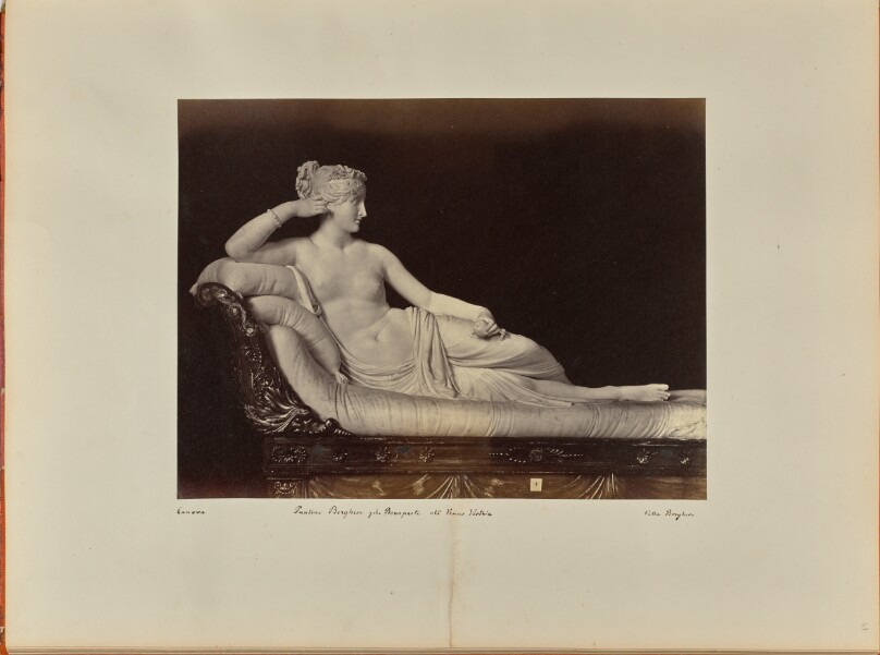 Canova. Pauline Borghese geb. Bonaparte als Venus Victrix. Villa Borghese