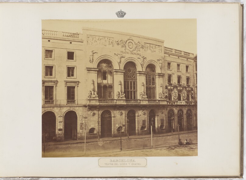 Barcelona. Teatro del Liceo y Casino