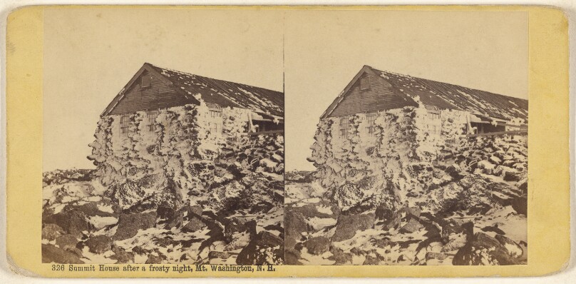 Summit House after a frosty night, Mt. Washington, N.H.