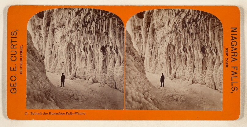 Behind Horseshoe Fall - Winter [Niagara Falls, New York]