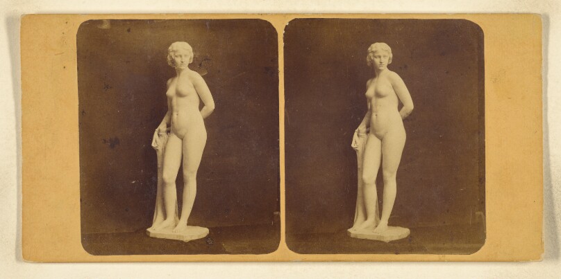 [Palmer Marbles. Sculpture of standing nude woman]
