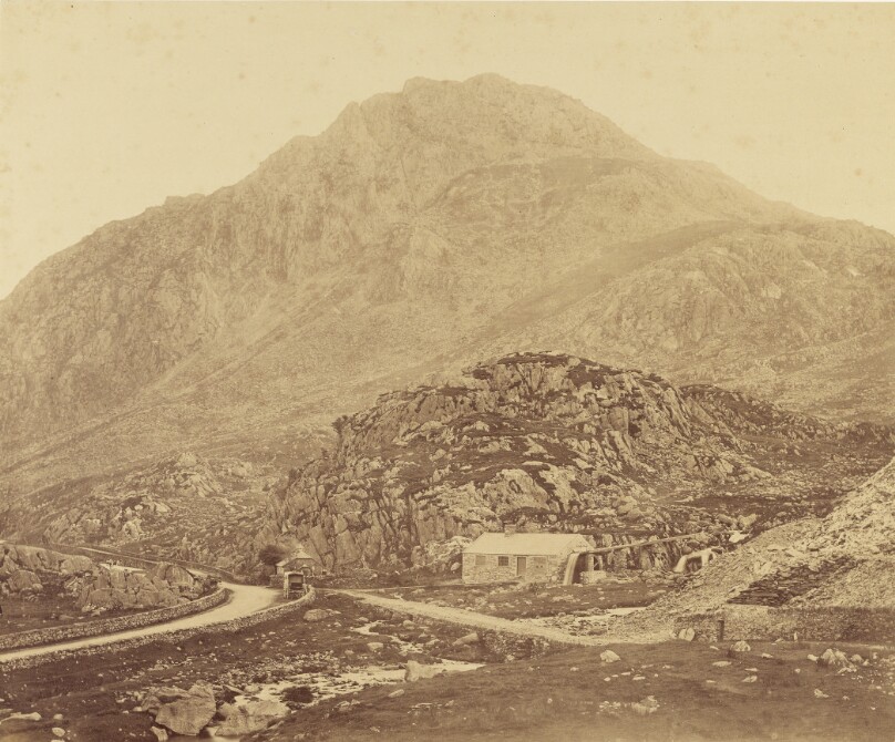 Mount Tryfan, from Llyn Ogwen.