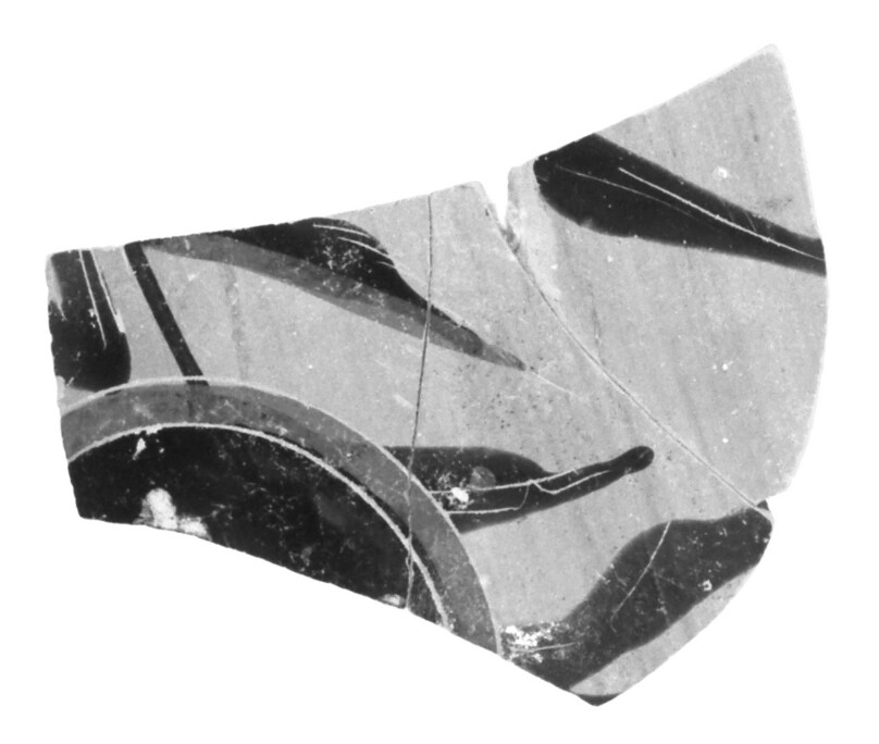 Attic Black-Figure Neck Amphora Fragment (comprised of 3 Joined Fragments)