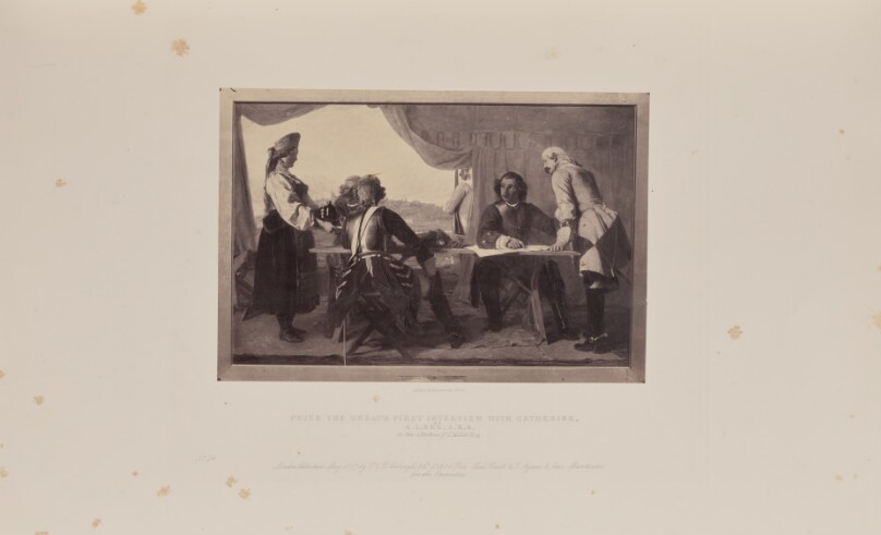 Peter the Great's First Interview with Catherine, by A.L. Egg, A.R.A.