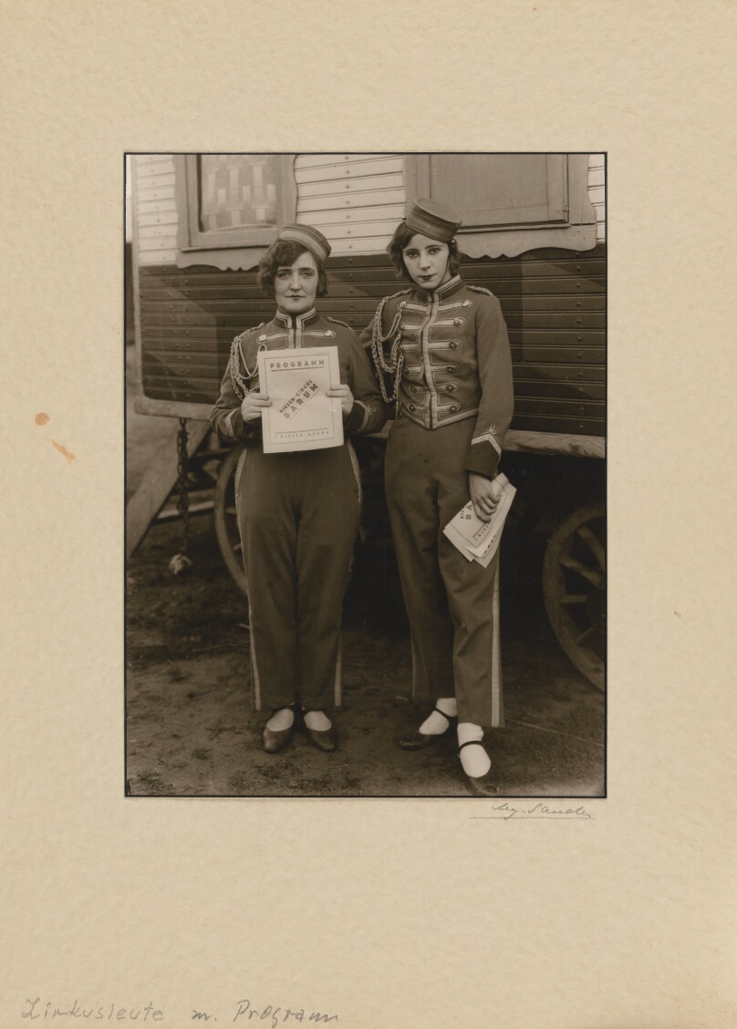 Circus Usherettes with Programs (84.XM.498.14)