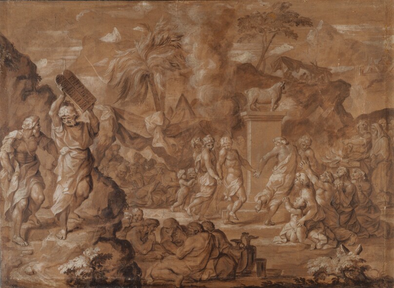 The Israelites Dancing around the Golden Calf