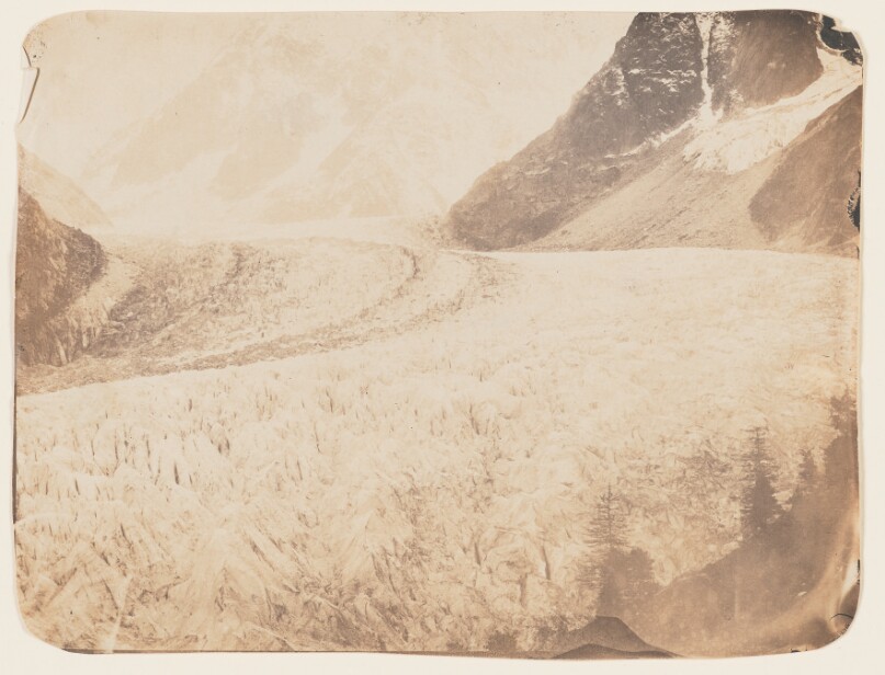 [View of a Glacier in the Valley]