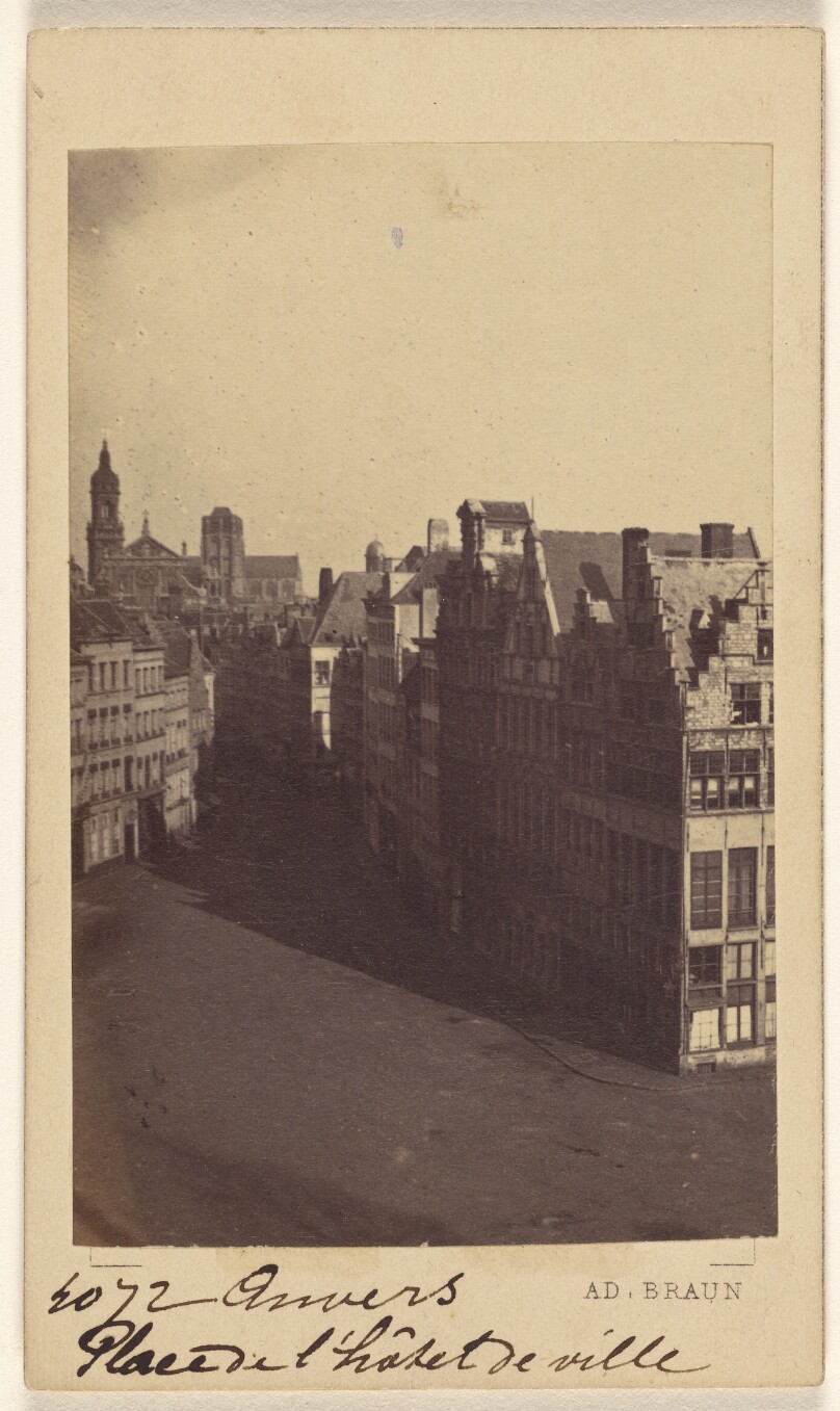 Anvers. Place de l'hotel de ville.
