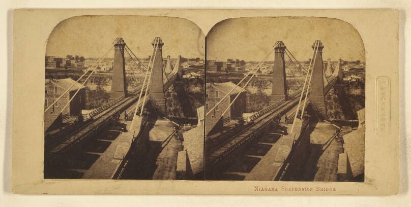 Niagara Suspension Bridge.