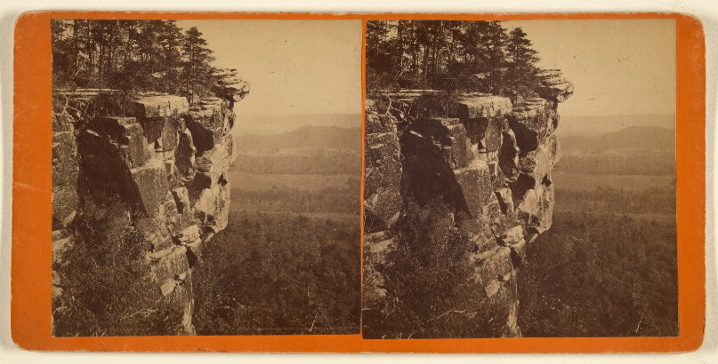 Chickamauga Cliffs, opposite battle field. [Lookout Mountain, Tennessee]