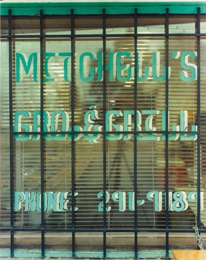 Window @ Mitchell's BBQ, US 301, Wilson, North Carolina