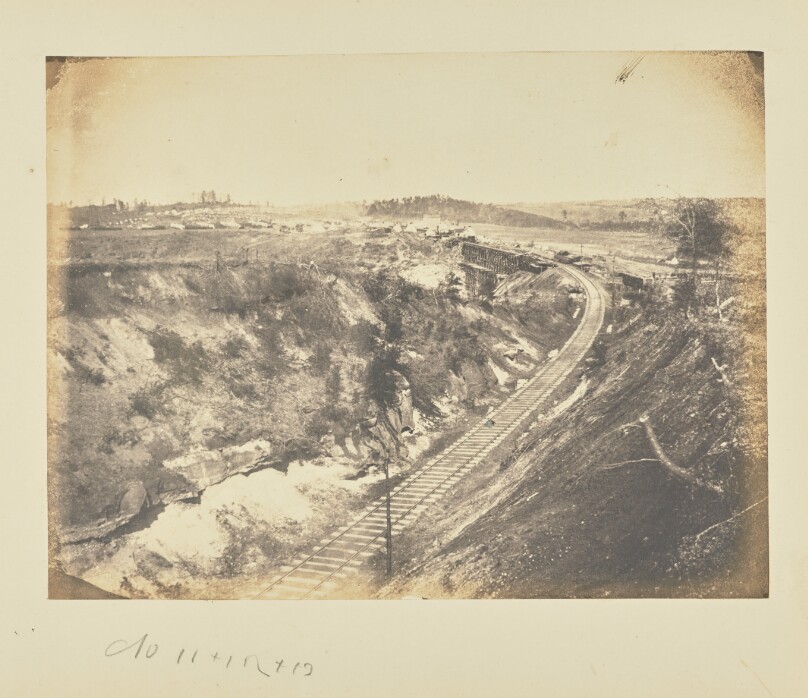 Military Railroad Bridge across Potomac Creek, on the Fredericksburg Railroad