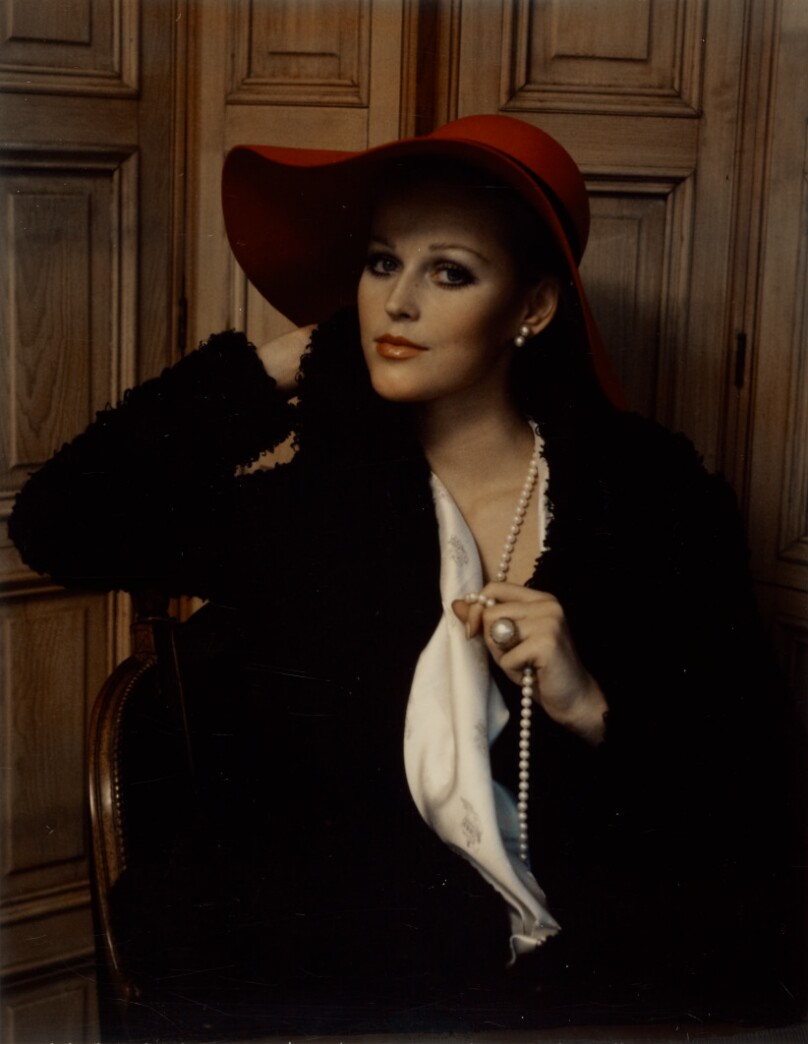 Woman in a Red Hat "Le Lipstick"