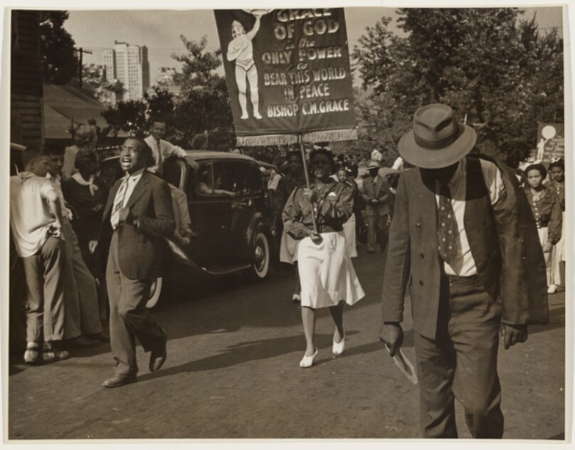 Every September first there is a parade for Bishop Grace. He is the Father Divine of the South, Charlotte, NC