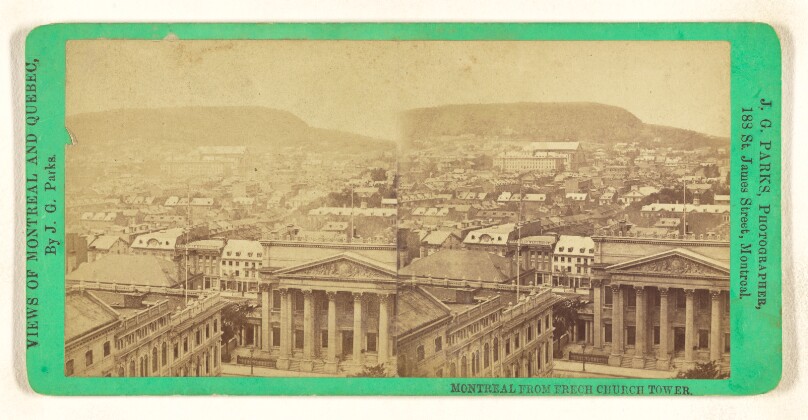 Montreal from French Church Tower.