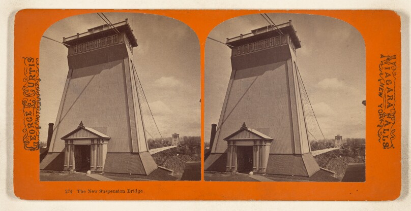 The New Suspension Bridge. [Niagara Falls, N.Y.]