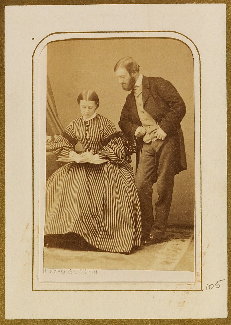[Portrait of man and woman]