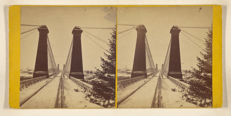 [The Niagara Suspension Bridge, view from Canada side]